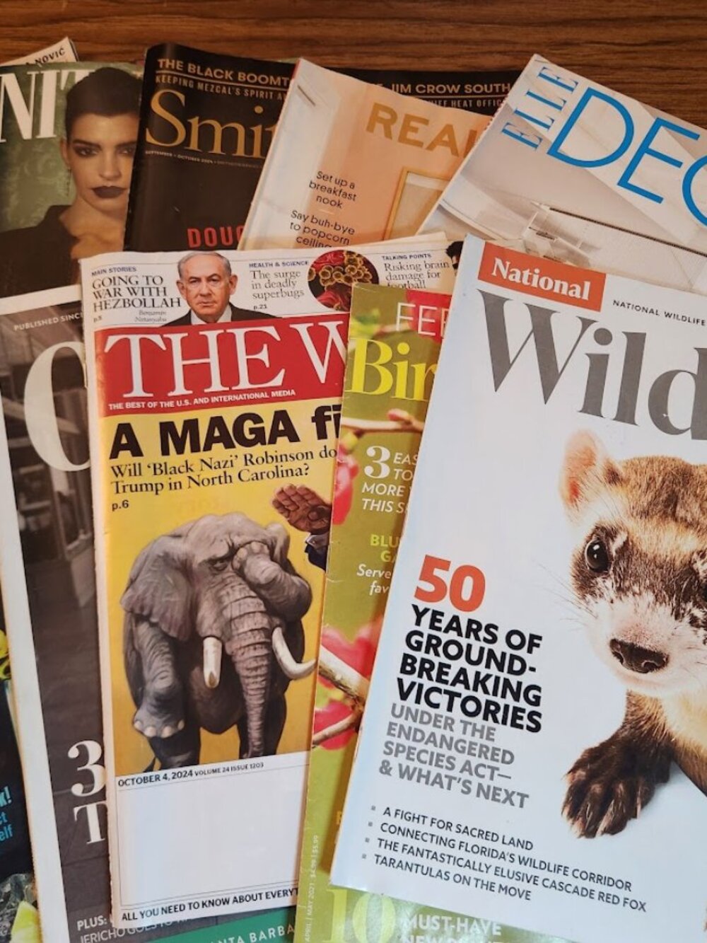 Mystery Magazine Bundle Lot of 5 Magazines RANDOM DATES Reading bundle Collage Y